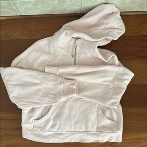 Lululemon light pink Scuba Hoodie